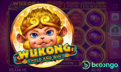 Booongo Unveils Asian Themed Slot Wukong Hold and Win